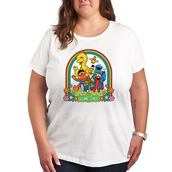 Plus Sesame Street Rainbow Graphic Tee