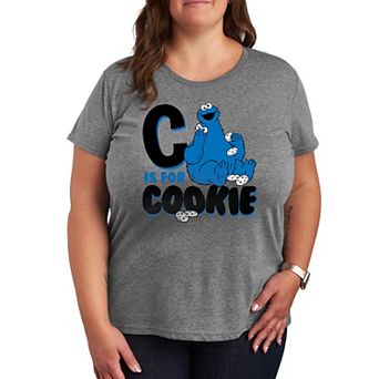 Plus Sesame Street C Is For Cookie Graphic Tee