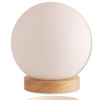 Glass Globe Table Lamp