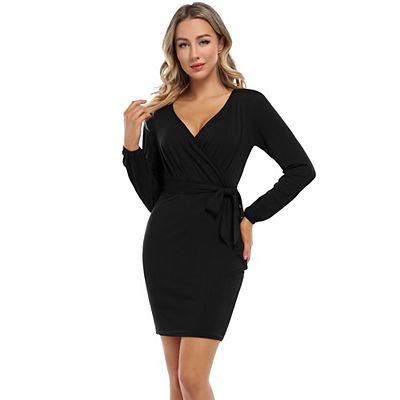 Plus Size Wrap V Neck Maxi Dress For Women Formal Curvy Long Dresses Lace Short Sleeve Summer Dress