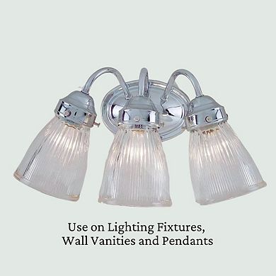 Ceiling Fan Light Covers - Clear Ribbed Glass Ceiling Fan Light Kit Glass Replacement Kit