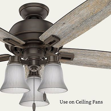 Ceiling Fan Light Covers - Clear Ribbed Glass Ceiling Fan Light Kit Glass Replacement Kit