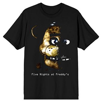 Men's Five Nights at Freddy's Freddy Fazbear Closeup Graphic Tee