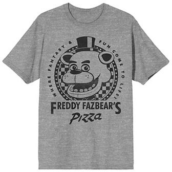 Men's Five Nights at Freddy's Fazbear's Pizza Logo Graphic Tee