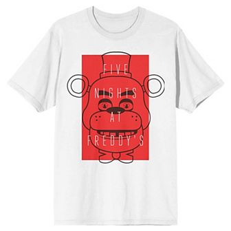 Men's Five Nights at Freddy's Minimalist Portrait Graphic Tee