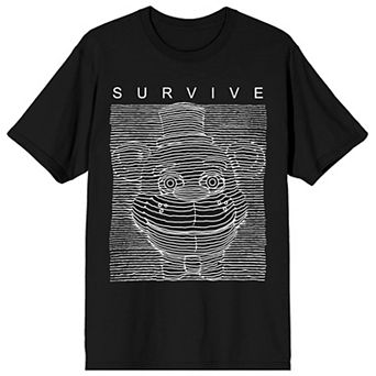 Men's Five Nights at Freddy's "Survive" Radio Line Sketch Graphic Tee