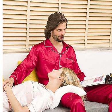 This tunnel-shaped memory pillow supports your neck, head and shoulders while you sleep.