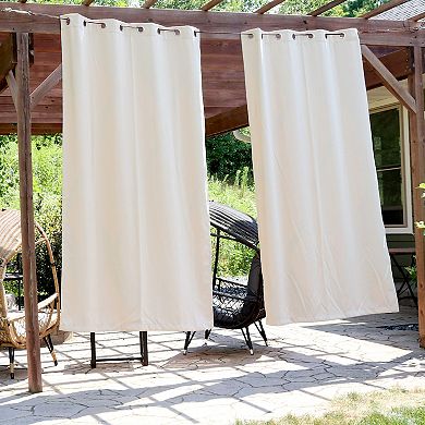 Sunnydaze Room Darkening Curtain Panel - Beige - 52 in x 96 in