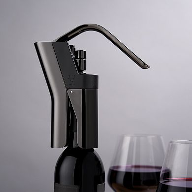 Gunmetal Heavyweight Lever Corkscrew by Viski