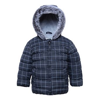 Baby Boy Rokka&Rolla Fleece-Lined Hooded Puffer Jacket