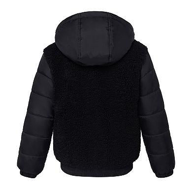 Boys’ Rokka&Rolla Sherpa Fleece Puffer Jacket