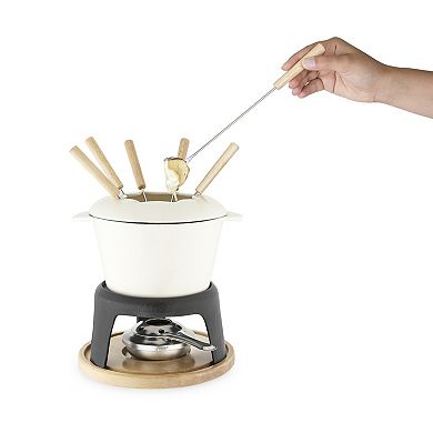 Cast Iron Fondue Set by Twine