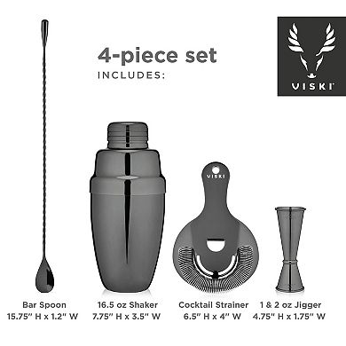 Gunmetal Mixologist Barware Set by Viski