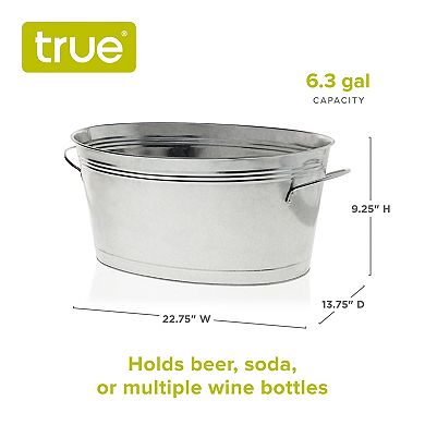 Galvanized Ice Bucket by True