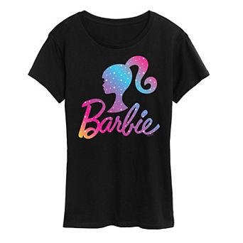 Women's Barbie® Logo Winter Stars Graphic Tee