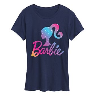 Women's Barbie® Logo Winter Stars Graphic Tee