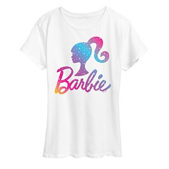 Women's Barbie® Logo Winter Stars Graphic Tee