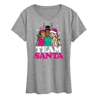 Women's Barbie® Team Santa Graphic Tee