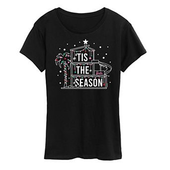 Women's Barbie® 'Tis The Season Dreamhouse Graphic Tee