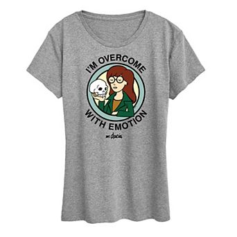 Women's Daria I'm Overcome With Emotion Graphic Tee