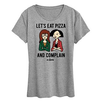 Women's Daria Pizza And Complain Graphic Tee