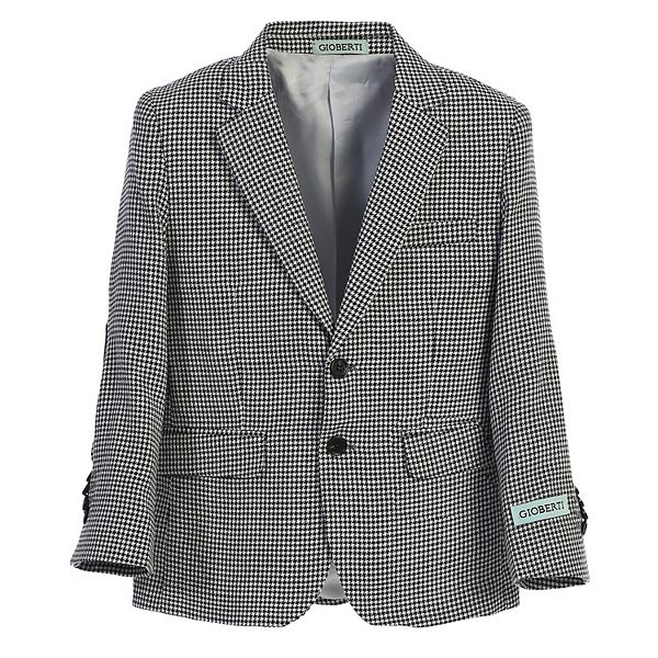 Gioberti Kids Houndstooth Blazer Jacket