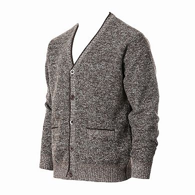 Gioberti Kid's Cardigan Sweater With Soft Brushed Flannel Lining And Pockets