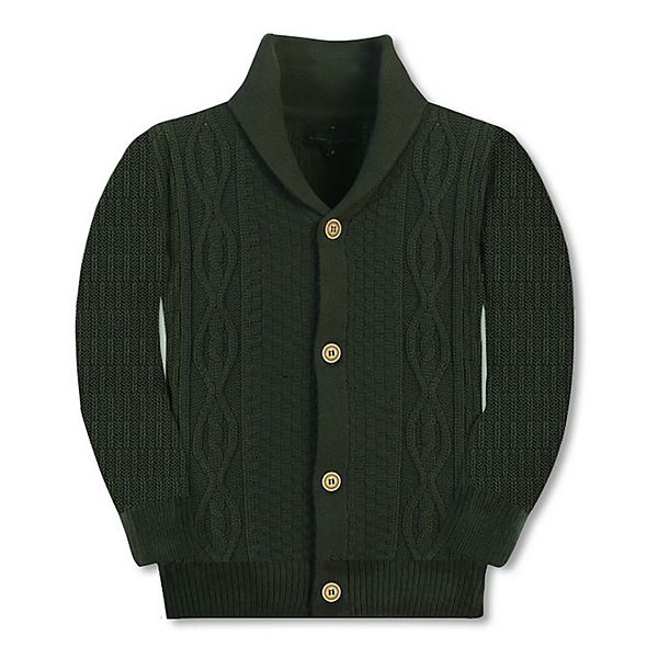 Gioberti Kids 100% Cotton Knitted Shawl Collar Cardigan Sweater