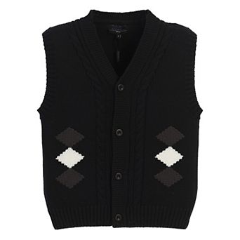 Gioberti Boy's 100% Cotton Diamond Knitted Vest