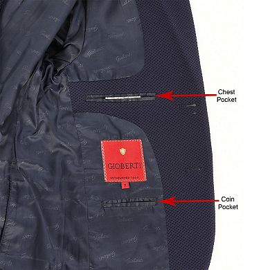 Gioberti Kid's Lightweight Waffle Weave Textured Blazer Jacket