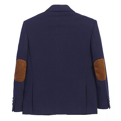Gioberti Kid's Lightweight Waffle Weave Textured Blazer Jacket
