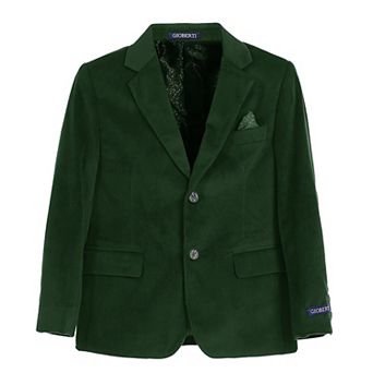 Gioberti Kid's Formal Velvet Blazer