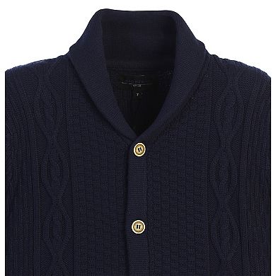 Gioberti Boy's 100% Cotton Knitted Shawl Collar Cardigan Sweater