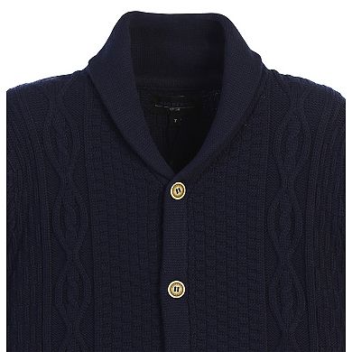 Gioberti Boys 100% Cotton Knitted Shawl Collar Cardigan Sweater