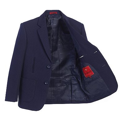 Gioberti Boys Lightweight Waffle Weave Textured Blazer Jacket