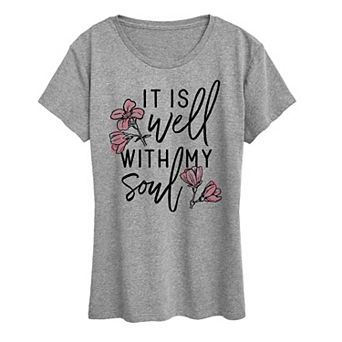 Women's It Is Well With Me Soul Graphic Tee