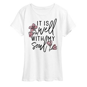 Women's It Is Well With Me Soul Graphic Tee