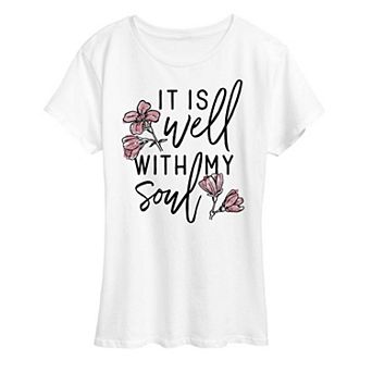 Women's It Is Well With Me Soul Graphic Tee
