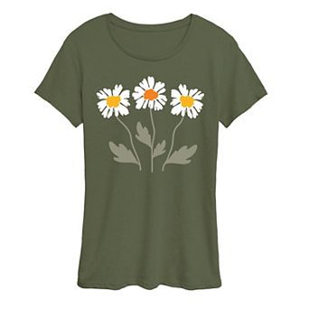 Women's Retro Daisies Graphic Tee