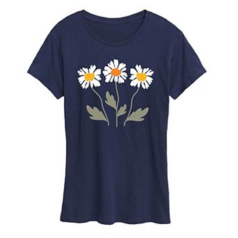 Women's Retro Daisies Graphic Tee