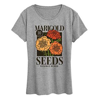 Women's Marigold Seeds Graphic Tee