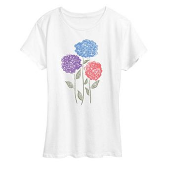Women's Hydrangeas Graphic Tee