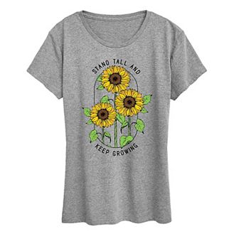 Women's Sunflower Quote Graphic Tee