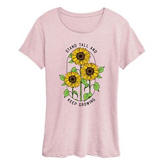Women's Sunflower Quote Graphic Tee