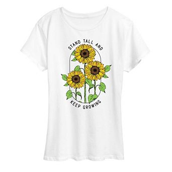 Women's Sunflower Quote Graphic Tee