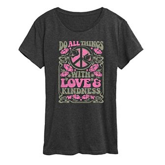 Women's Do All Things Love and Kindness Graphic Tee