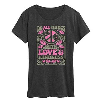 Women's Do All Things Love and Kindness Graphic Tee