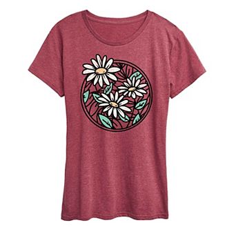 Women's Wildflower Circle Graphic Tee