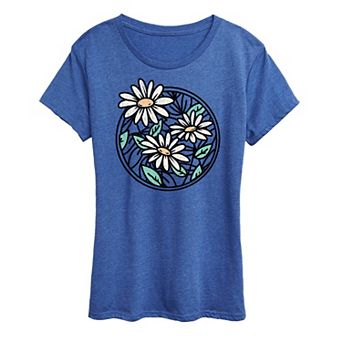 Women's Wildflower Circle Graphic Tee