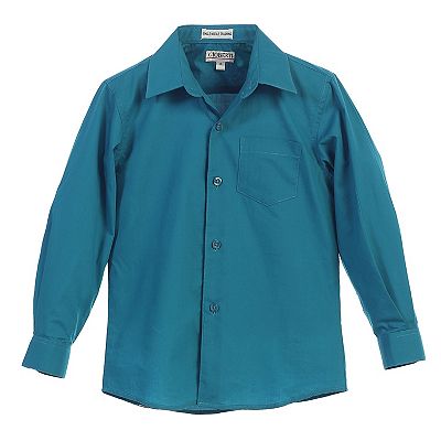 chinese dress ladies Boy's Long Sleeve Solid Dress Shirt main image 1